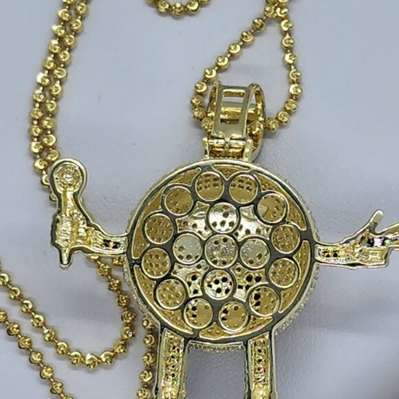 Brand New Sterling SIlver 925 M & M Design Necklace - Picture 3 of 4